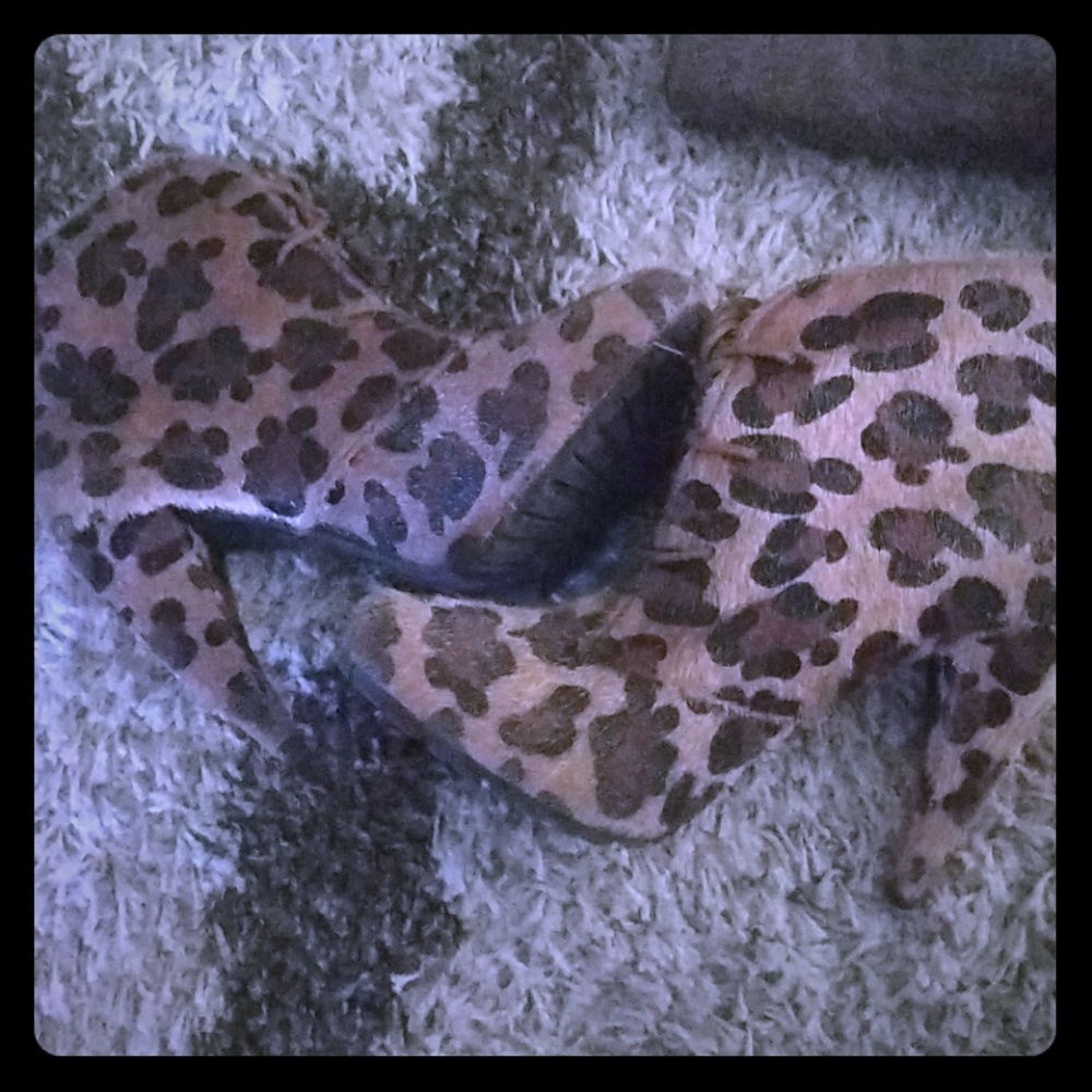Leopard Booties